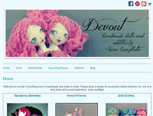 Tablet Screenshot of devoutdolls.com